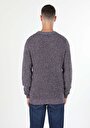 thumb-Afficher les détails de Pull Violet Regular Fit   Homme