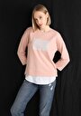 thumb-Afficher les détails de T-shirt À Manches Longues Rose Regular Fit  Femme