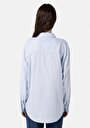 thumb-Afficher les détails de Chemise À Manches Longues Bleu Regular Fit   Femme