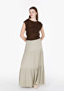 thumb-Afficher les détails de Tricot Marron Regular Fit  Femme