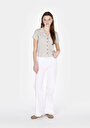thumb-Afficher les détails de Vert Carré Slim Fit Femme