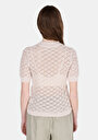 thumb-Afficher les détails de Tricot Beige Slim Fit  Femme