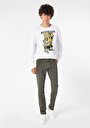 thumb-Afficher les détails de Pantalon Kaki Straight Leg  En  Straight Fit Homme