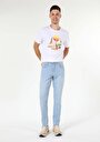 thumb-Afficher les détails de 041 Danny Pantalon Marine Slim Leg  En  Slim Fit Homme