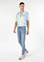 thumb-Afficher les détails de 041 Danny Pantalon Bleu Slim Leg  En  Slim Fit Homme
