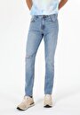 thumb-Afficher les détails de 041 Danny Pantalon Bleu Slim Leg  En  Slim Fit Homme