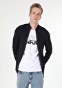 thumb-Afficher les détails de Cardigan Tricot Marine Slim Fit Homme
