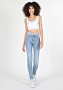 thumb-Afficher les détails de 760 Diana Pantalon Bleu Skinny  Leg  En  Super Slim Fit Femme