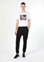 thumb-Afficher les détails de Pantalon De Survêtement Noir Slim Fit Homme