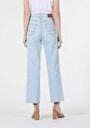thumb-Afficher les détails de 970 Berry Pantalon Bleu Clair Wide Leg  En  Regular Fit Femme