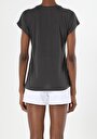 thumb-Afficher les détails de T-shirt À Manches Courtes Anthracite Regular Fit  Femme