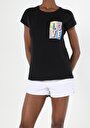 thumb-Afficher les détails de T-shirt À Manches Courtes Noir Regular Fit  Femme