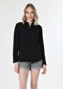 thumb-Afficher les détails de Chemise À Manches Longues Noir Regular Fit   Femme