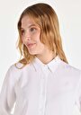 thumb-Afficher les détails de Chemise À Manches Longues Blanc Regular Fit   Femme