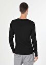 thumb-Afficher les détails de T-shirt À Manches Longues Noir Slim Fit  Homme