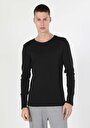 thumb-Afficher les détails de T-shirt À Manches Longues Noir Slim Fit  Homme