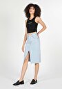 thumb-Afficher les détails de Jupe Denim Slim Fit    Femme