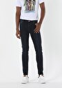 thumb-Afficher les détails de 040 Alex Pantalon Gris Skinny  Leg  En  Skinny Fit Homme