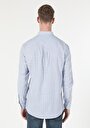 thumb-Afficher les détails de Chemise À Manches Longues Bleu Regular Fit   Homme