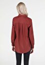 thumb-Afficher les détails de Chemise À Manches Longues Marron Regular Fit   Femme
