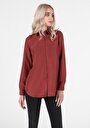 thumb-Afficher les détails de Chemise À Manches Longues Marron Regular Fit   Femme