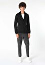 thumb-Afficher les détails de Cardigan Tricot Noir Slim Fit Homme