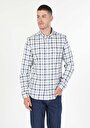 thumb-Afficher les détails de Chemise À Manches Longues Blanc Slim Fit   Homme