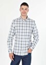 thumb-Afficher les détails de Chemise À Manches Longues Blanc Slim Fit   Homme