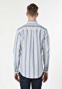 thumb-Afficher les détails de Chemise À Manches Longues Bleu Regular Fit   Homme