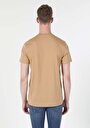 thumb-Afficher les détails de T-shirt À Manches Courtes Marron Regular Fit  Homme
