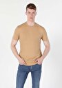 thumb-Afficher les détails de T-shirt À Manches Courtes Marron Regular Fit  Homme