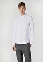 thumb-Afficher les détails de Chemise À Manches Longues Blanc Slim Fit   Homme