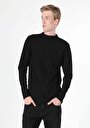 thumb-Afficher les détails de T-shirt À Manches Longues Noir Regular Fit  Homme