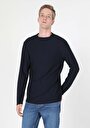 thumb-Afficher les détails de T-shirt À Manches Longues Marine Regular Fit  Homme