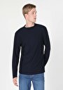 thumb-Afficher les détails de T-shirt À Manches Longues Marine Regular Fit  Homme