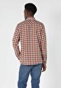 thumb-Afficher les détails de Chemise À Manches Longues Marron Regular Fit   Homme
