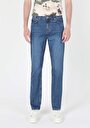 thumb-Afficher les détails de 045 David Pantalon Bleu Straight Leg  En  Regular Fit Homme