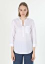 thumb-Afficher les détails de Chemise À Manches Longues Blanc    Femme