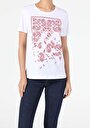 thumb-Afficher les détails de T-shirt À Manches Courtes Blanc Regular Fit  Femme