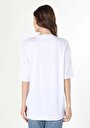 thumb-Afficher les détails de T-shirt À Manches Courtes Blanc   Femme