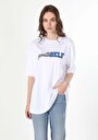 thumb-Afficher les détails de T-shirt À Manches Courtes Blanc   Femme