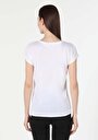thumb-Afficher les détails de T-shirt À Manches Courtes Blanc   Femme