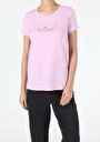 thumb-Afficher les détails de T-shirt À Manches Courtes Violet Regular Fit  Femme