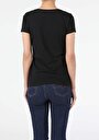 thumb-Afficher les détails de T-shirt À Manches Courtes Noir Slim Fit  Femme