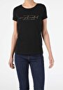 thumb-Afficher les détails de T-shirt À Manches Courtes Noir Slim Fit  Femme