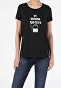 thumb-Afficher les détails de T-shirt À Manches Courtes Noir Regular Fit  Femme
