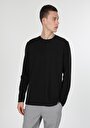 thumb-Afficher les détails de T-shirt À Manches Longues Noir Regular Fit  Homme