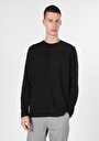 thumb-Afficher les détails de T-shirt À Manches Longues Noir Regular Fit  Homme