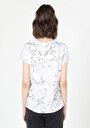 thumb-Afficher les détails de T-shirt À Manches Courtes Blanc   Femme