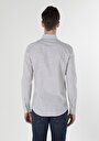 thumb-Afficher les détails de Chemise À Manches Longues Beige Slim Fit   Homme